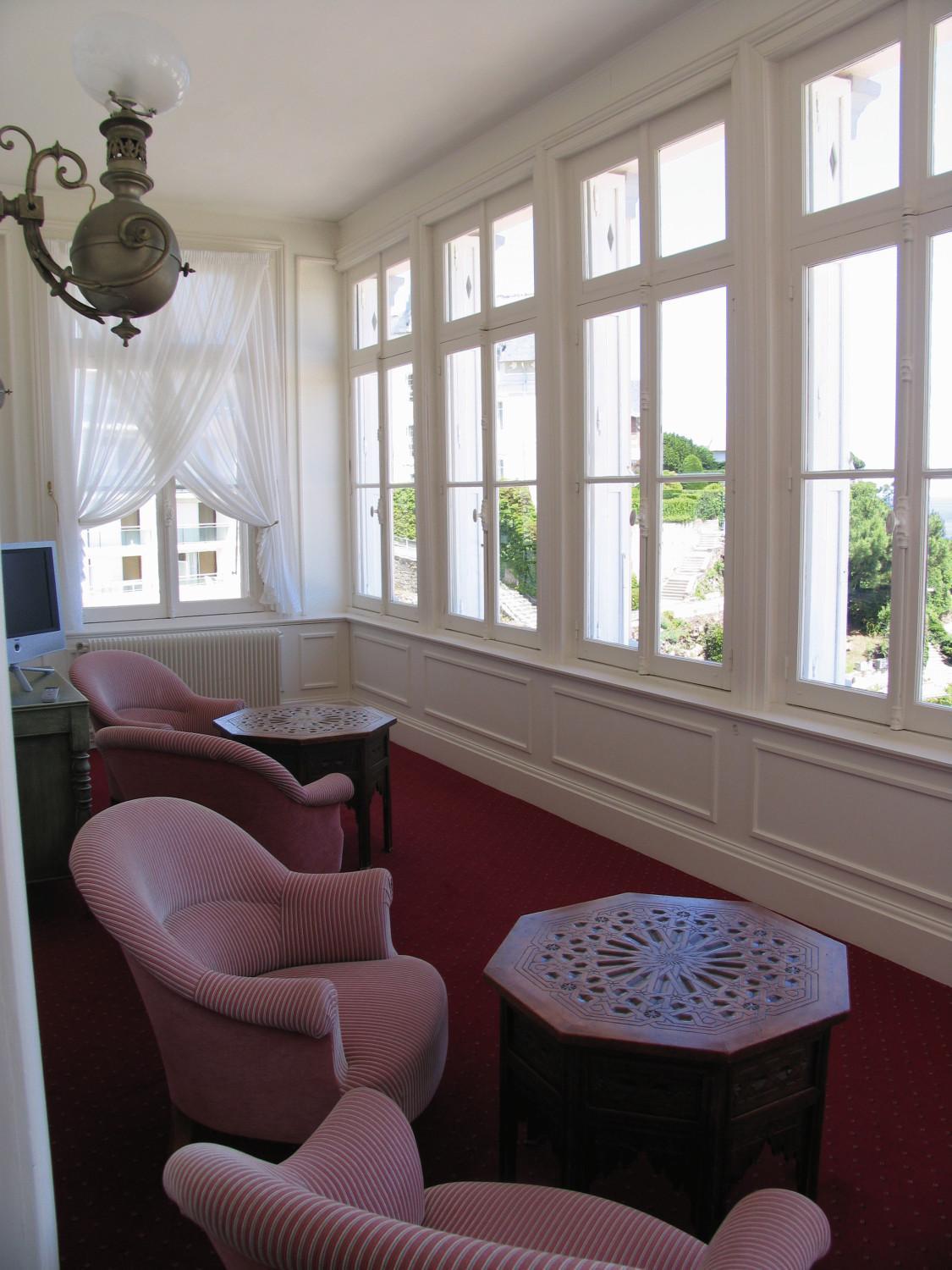 Hotel Villa Reine Hortense Dinard Restaurante foto